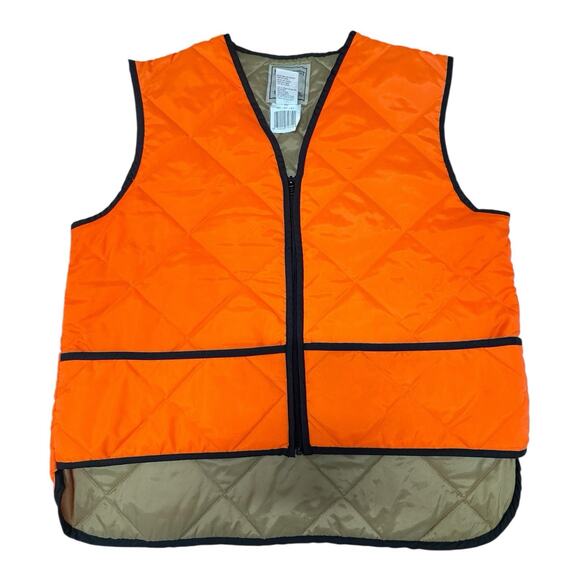 Northwest Territory Quilted Hunting Vest Orange Men’s Medium - Picture 1 of 4